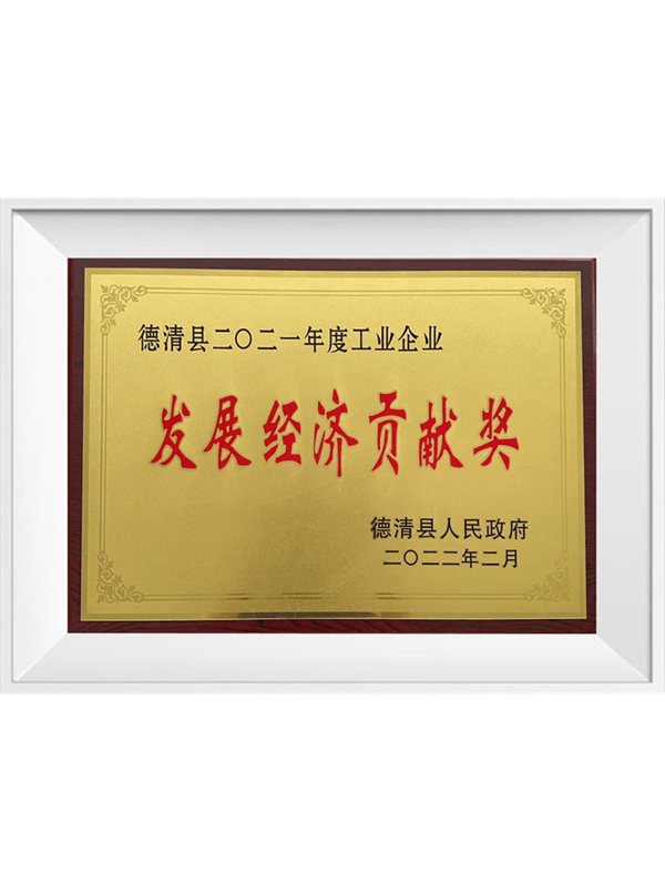 2021年度 發(fā)展經(jīng)濟貢獻獎